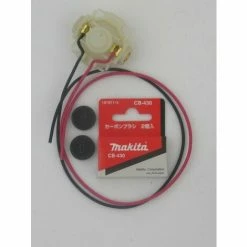 MAKITA 638502-2 Original Kohlebürstenhalter Lagerschild +2xKohlenbürsten CB 430 +Makita Kappen