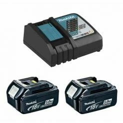 Power Set MAKITA (2 X 18V 5,0 Ah + DC18RC)