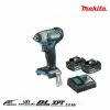 MAKITA 18V Bürstenloser Schlagbolzen - 2 Batterien BL1830B 3.0Ah - 1 Schnellladegerät DC18RC DTW180RFJ