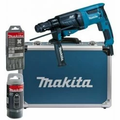 MAKITA Kombihammer SDS-Plus HR2631FT13 | Inkl. Zubehör & Alukoffer