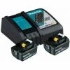 MAKITA 18V Akku + Ladegerät Power Source Kit | 2x Akku 5,0Ah