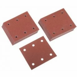 Schleifpapier Mit Klett 114 X 102 Mm (6 Löcher) Körnung 240, 50 Stück Makita P-42488