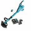 Makita DSL 800 RGU Akku Langhalsschleifer 225mm 18V Brushless + 2x Akku 6,0Ah + Ladegerät + Tasche