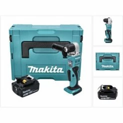 Makita DDA 351 T1J Akku Winkelbohrmaschine 18 V 13,5 Nm + 1x Akku 5,0 Ah + Makpac - Ohne Ladegerät