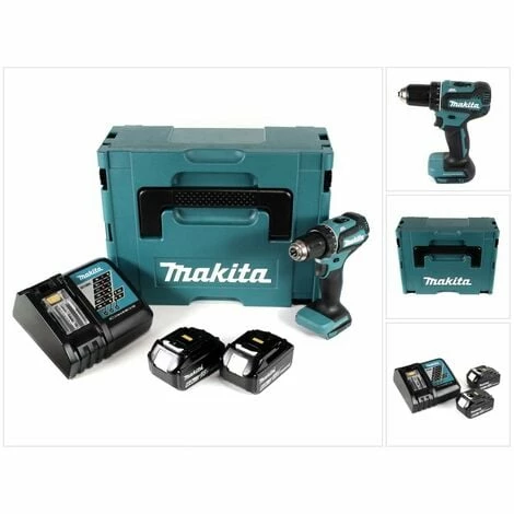 Makita DDF 485 RGJ Akku Bohrschrauber 18V 50Nm Im Makpac + 2x 6,0 Ah Akku + Ladegerät – Bild 5