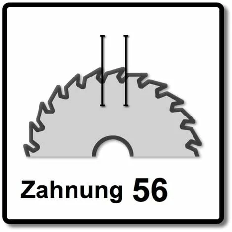 Makita EFFICUT Kreissägeblatt Für Holz 165 X 20 X 1,45 Mm 56 Zähne ( B-57336 ) – Bild 2