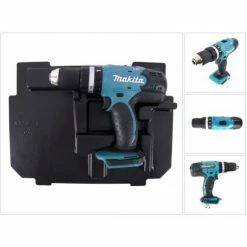 Makita DHP 453 ZE Akku Schlagbohrschrauber 18V 42Nm + Einlage Für Makpac