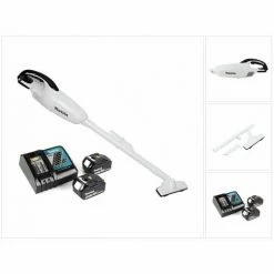 Makita DCL 180 RT W Akku Staubsauger 18 V Weiß + 2x Akku 5,0 Ah + Ladegerät 8 Makita DCL 180 RT W Akku Staubsauger 18 V Weiß + 2x Akku 5,0 Ah + Ladegerät -MAKITA SHOP 19365473 4