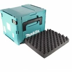 Makita MAKPAC 4 Systemkoffer - Mit Universaleinlage Für Makita 18 V Akku Geräte Schrauber Sägen Schleifer