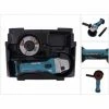Makita DGA 452 ZE Akku Winkelschleifer 18V 115mm Solo + 1x Passende Einlage Für Makpac ( 837632-8 ) - Ohne Akku, Ohne Ladegerät