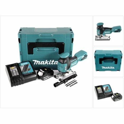 Makita DJV 181 RT1J Akku Pendelhubstichsäge 18V Brushless + 1x Akku 5,0Ah + Ladegerät + Makpac – Bild 5