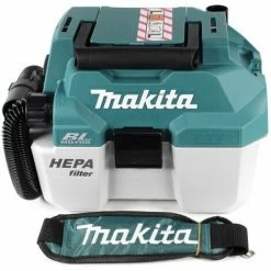 Makita DVC 750 LRT1X1 Akku Staubsauger Nass Und Trockensauger 18 V Tragbar + 1x 5,0 Ah Akku Und Lader - Ohne Zubehör