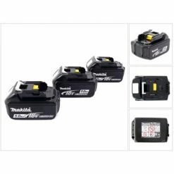 Makita BL 1850 B 18 V - 5,0 Ah Li-Ion Akku 3er Pack