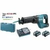 Makita Akku Säbelsäge JR001GD201 XGT 40Vmax 2x2.5AH Koffer