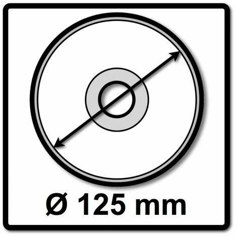 Makita 5x Trennscheibe 125 X 0,8 X 22,23 Mm Für INOX Edelstahl ( 5x B-45733 ) – Bild 3