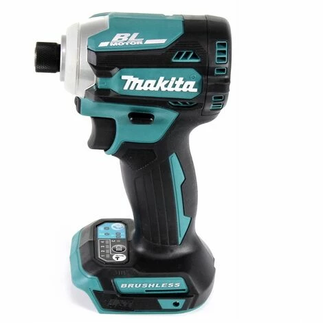 Makita DTD 171 G1J Akku Schlagschrauber 18 V 180 Nm 1/4" Brushless + 1x Akku 6,0 Ah + Makpac - Ohne Ladegerät – Bild 2