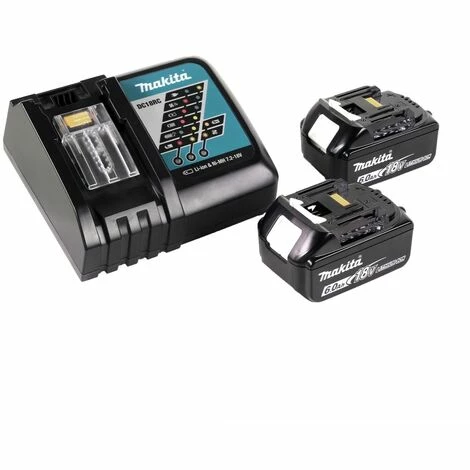 Makita DTD 171 RGJ Akku Schlagschrauber 18 V 180 Nm 1/4" Brushless + 2x Akku 6,0 Ah + Ladegerät + Makpac – Bild 5