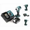 Makita DTD 171 RT1 Akku Schlagschrauber 18 V 180 Nm 1/4" Brushless + 1x Akku 5,0 Ah + Ladegerät