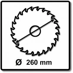 Makita CMSXF26080G SPECIALIZED EFFICUT Sägeblatt 260 X 30 X 1,65 Mm 2 Stk. ( 2x B-67290 ) 80 Zähne Für Holz