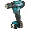 Makita Akku-Bohrschrauber DF333DSAE, 12V, Mit 2 Akkus 2,0 Ah Und Ladegerät, Im Transportkoffer
