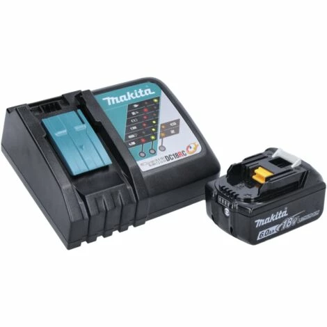 Makita DHR 241 RG1J Akku Bohrhammer 18 V 2,0 J SDS Plus + 1x Akku 6,0 Ah + Ladegerät + Makpac – Bild 4