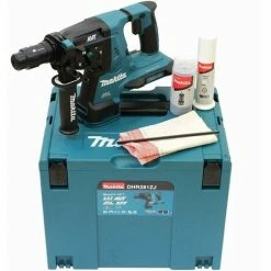 Makita Akku-Bohrhammer DHR281ZJ Im MAKPAC Mit Wechselfutter, 2x18V, Ohne Akku, Ohne Ladegerät