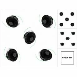 Makita 2-Fadenkopf ( 5x 197297-1 ) Für Akku Freischneider DUR364LZ