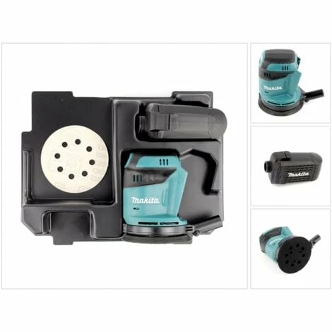 Makita DBO 180 ZE Akku Exzenterschleifer 18 V 125 Mm + Einlage Für Makpac