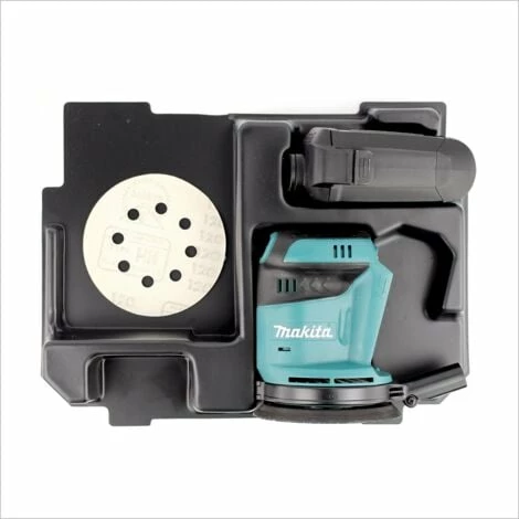 Makita DBO 180 ZE Akku Exzenterschleifer 18 V 125 Mm + Einlage Für Makpac – Bild 2