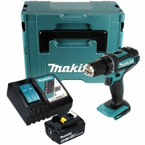 Makita DDF 482 RG1J Akku Bohrschrauber 18 V 62 Nm + 1x Akku 6,0 Ah + Ladegerät + Makpac â Bild 3
