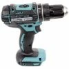 Makita DHP 482 Z Akku Schlagbohrschrauber 18 V 62 Nm + 40 Tlg. Bit Set - Ohne Akku, Ohne Ladegerät