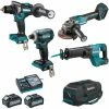 Satz Von 4 Maschinen 40 V Max Li-Ionen 4 Ah XGT (DF001G + GA005G + TD001G + JR001G) MAKITA - DK0126G401