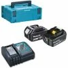 MAKITA Energiepaket 18 V 6 Ah Li-Ion 2 Akkus BL1860B + 1 Ladegerät + MAKPAC Box - 198116-4