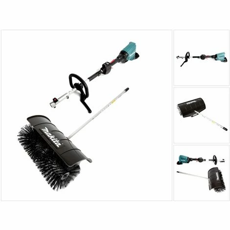 Makita DUX 60 Z Akku Multifunktionsantrieb 36V (2x18V) Brushless + Kehrbürstenaufsatz BR400MP - Ohne Akku, Ohne Ladegerät â Bild 4