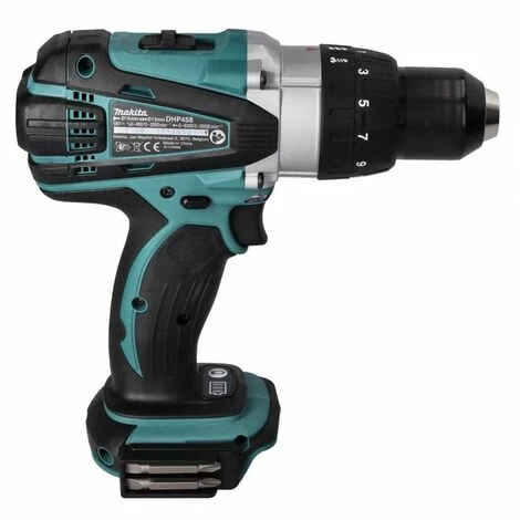 Makita DHP 458 RT Akku Schlagbohrschrauber 18 V 91 Nm + 2x Akku 5,0 Ah + Ladegerät 2 Makita DHP 458 RT Akku Schlagbohrschrauber 18 V 91 Nm + 2x Akku 5,0 Ah + Ladegerät – Bild 2