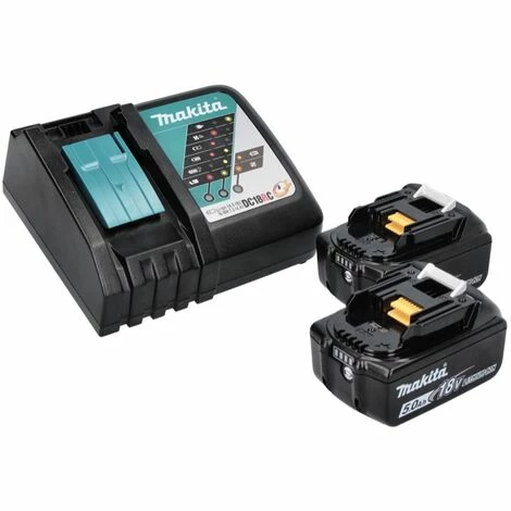 Makita DHP 458 RT Akku Schlagbohrschrauber 18 V 91 Nm + 2x Akku 5,0 Ah + Ladegerät 5 Makita DHP 458 RT Akku Schlagbohrschrauber 18 V 91 Nm + 2x Akku 5,0 Ah + Ladegerät – Bild 5