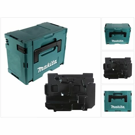 Makita MAKPAC 3 Werkzeugkoffer Mit Einlage Für BJV DJV 141 181 ( 821551-8 + 837789-5 ) – Bild 2