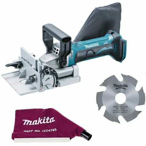 Makita Akku-Nutfräse DPJ180Z 18V + Akku 5,0 Ah BL1850B + Ladegerät DC18RC – Bild 3