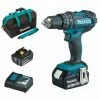 MAKITA Akku-Schlagbohrschrauber DHP482RFXTHI 18V Mit Tasche