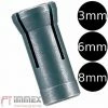Makita Spannzange Spannzangen 3mm 6mm 8mm GD0602 DGD800 763669-8 763670-3 ... 6mm