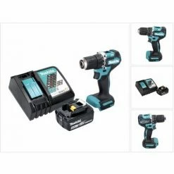Makita DDF 487 RG1 Akku Bohrschrauber 18 V 40 Nm Brushless + 1x Akku 6,0 Ah + Ladegerät