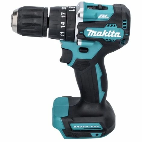 Makita DHP 487 RGJ Akku Schlagbohrschrauber 18 V 40 Nm Brushless + 2x Akku 6,0 Ah + Ladegerät + Makpac – Bild 5