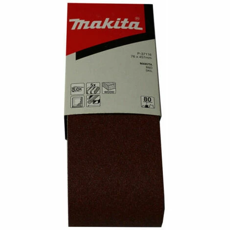 Makita Schleifband 457 X 76 Mm K80 Inhalt 5 Stk.