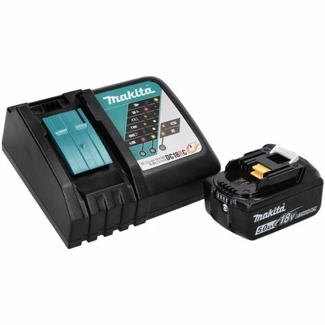 Makita DDF 453 RT1J Akku Bohrschrauber 18 V 42 Nm + 1x Akku 5,0 Ah + Ladegerät + Makpac â Bild 5