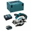 Handkreissäge MAKITA DSS610RTJ1 (1 X 5,0 Ah + DC18RC + MAKPAC 3)