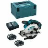 Handkreissäge MAKITA DSS610RTJ (2 X 5,0 Ah + DC18RC + MAKPAC 3)