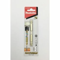 Makita BIT Doppelkreuzschlitzbit Impact Gold Torosion PZ2 - 90 Mm, B-45250, 1 Stück