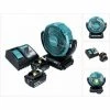 Makita DCF 102 RG Akku Ventilator Lüfter 18 V 18 Cm + 2x Akku 6,0 Ah + Ladegerät