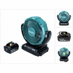 Makita DCF 102 G1 Akku Ventilator Lüfter 18 V 18 Cm + 1x Akku 6,0 Ah - Ohne Ladegerät