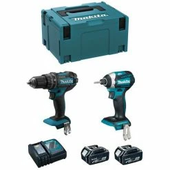 MAKITA Kit MK219RTJ (DHP482 + DTD154 + 2 X 5,0 Ah + DC18RC + MAKPAC 3)